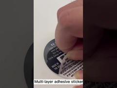 เครื่องทําความสะอาดมือ ลดขนาด แผ่นสติ๊กเกอร์แขนกันน้ํา สะอาดต่อสิ่งแวดล้อม สติ๊กเกอร์ที่เปราะบาง