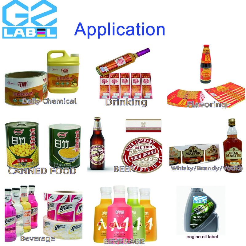 สติ๊กเกอร์สติ๊กเกอร์ที่กําหนดเอง สําหรับเครื่องดื่ม Packaging Solutionมืออาชีพที่มีวัสดุและการออกแบบที่กําหนดเองสําหรับผู้ซื้อ B2B